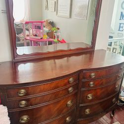 Antique Dresser W/ Mirror