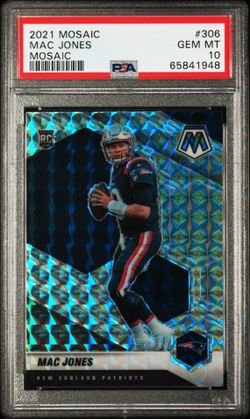2021 PANINI MOSAIC | REACTIVE BLUE ROOKIE CARDMAC JONES 306