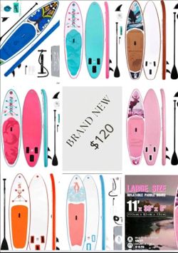 !!! BRAND NEW!!!Funwater & Feath-R-Lite 11ft Inflatable Stand Up Paddle Boards