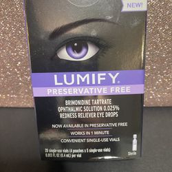 Lumify Preservative Free Eye Drops