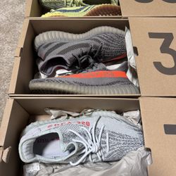 Size 10.5 Yeezy Yebra Blue Tint Beluga V1 Original release