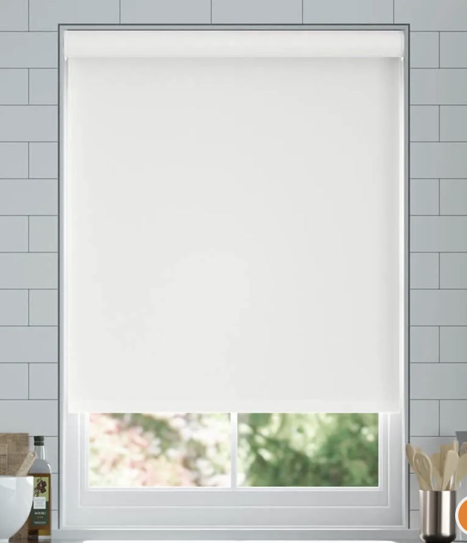 Vinyl Blackout Roller Shades motorized
