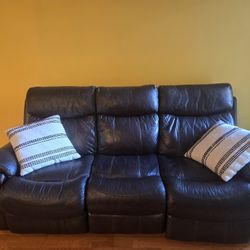 Leather Reclining Couch For Sale!