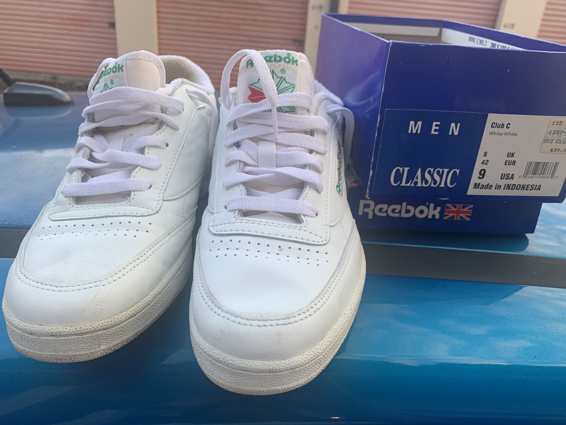 Reebok Club C Classic Men’s Size 9 – White/White – With Original Box