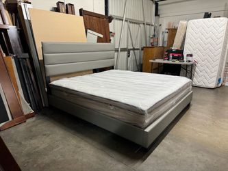 King bed with mattress $340