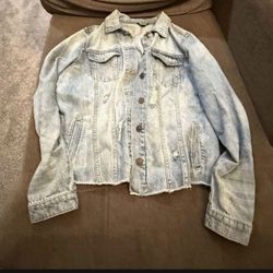 Juniors Jean Jacket Size Small