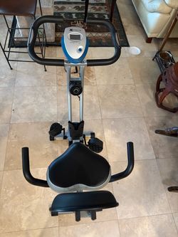Xterra foldable exercise bike in excellent working condition