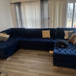 Blue Sectional Sofa