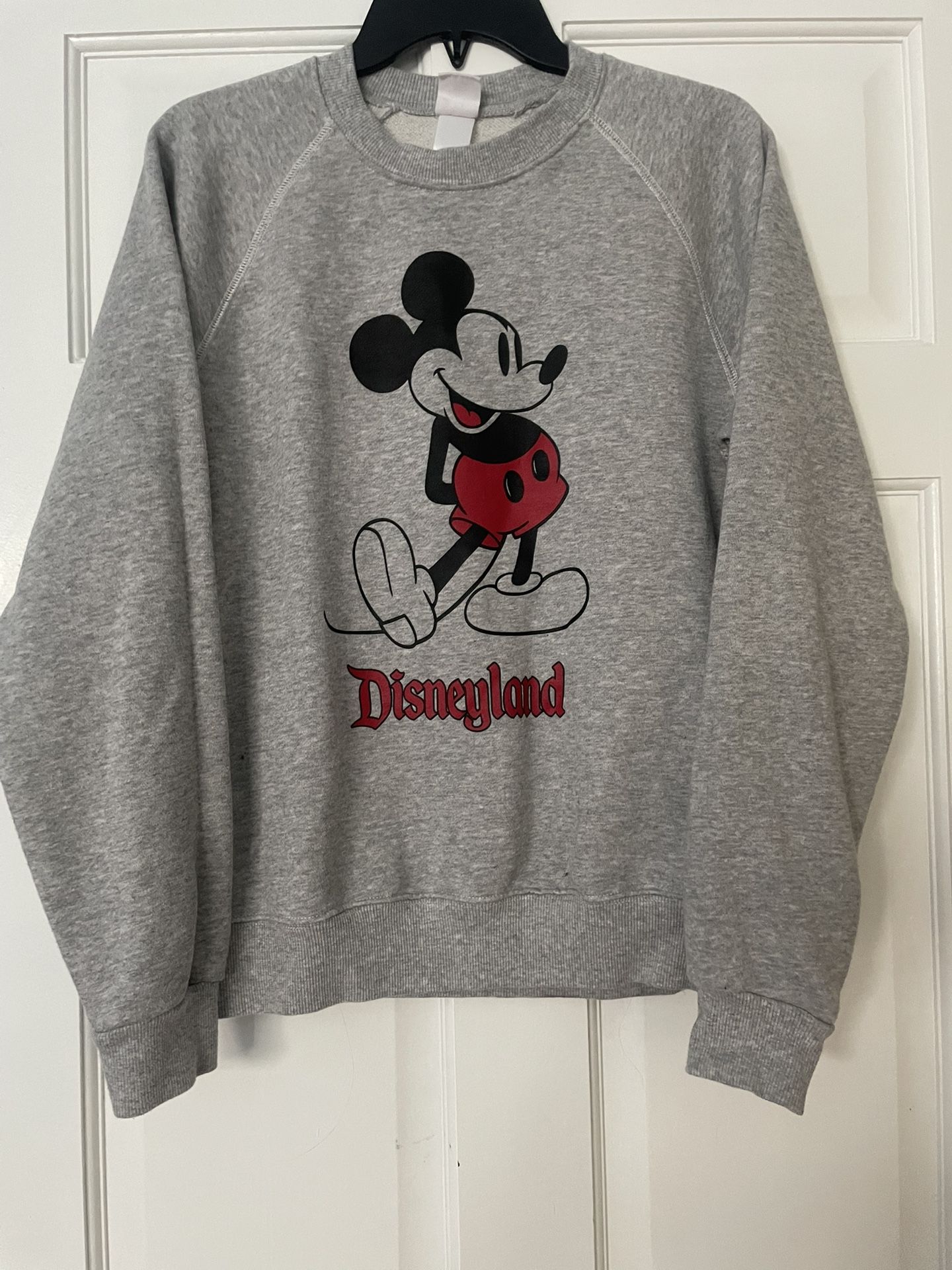 Grey Disney Mickey Mouse crewneck sweatshirt size Small