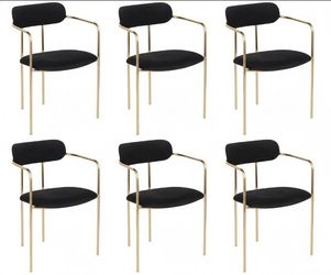 🪑 6-Pc Demi Dining Arm Chair Set — $400 🌟