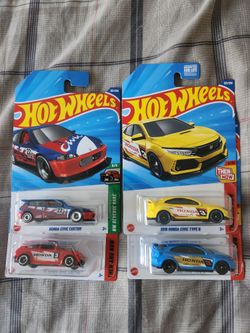 Hotwheels Civics Honda
