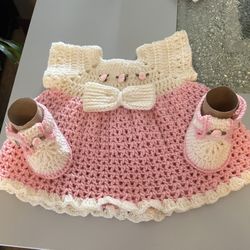 Baby Handmade Dress Set