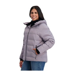 Light purple puffer jacket zeroxposur