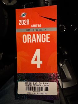 Dolphins Parking pass