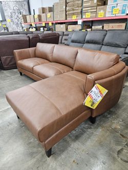 Antilles 2 Piece Leather Sectional