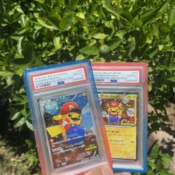 Poncho Pikachu Pokemon Rayquaza Psa 10 Mario 