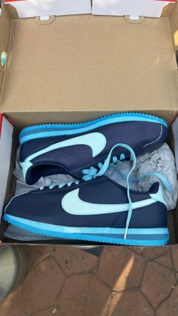 Blue Dyed Nike Cortez