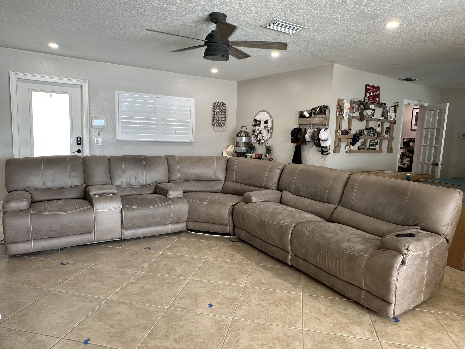 Electric Recliner Sectional Sofa – $650 OBO (Pick Up Only)