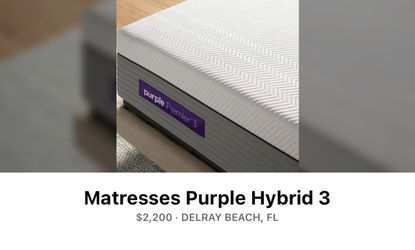 Mattress Purple hybrid 3