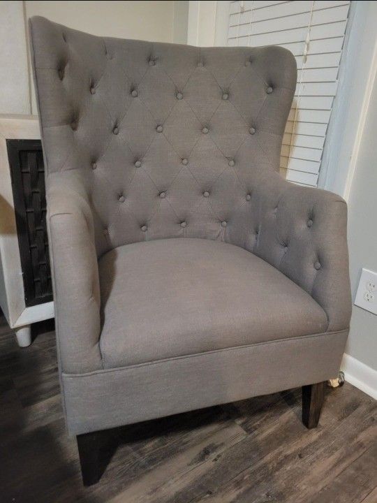 29" Wingback Chair Gray