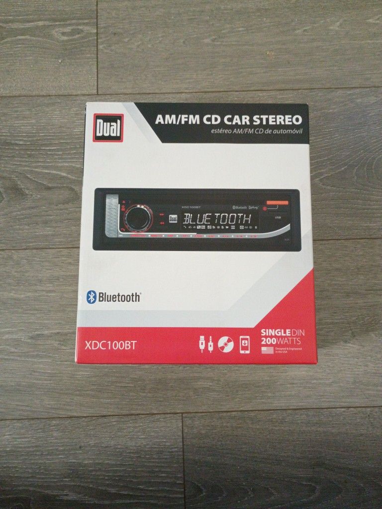 Bluetooth AM/FM CD 200 Watt Car Stereo by DUAL