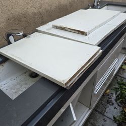 6 Foot Bathroom Banity White/Grey