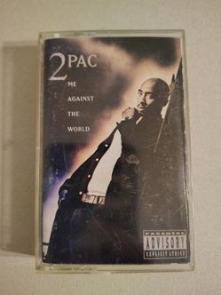 2pac - Me Against The World 1995 Cassette Tape Rap Hip Hop Tupac Shakur