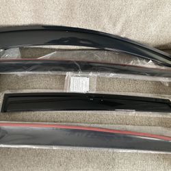IKON Motorsports 25-26 Kia K4 Window Visors Vent Rain Guards