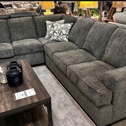 L Shaped Modular Gray Color Sofa Set ⭐$39 Down Payment with Financing ⭐ 90 Days same as cash