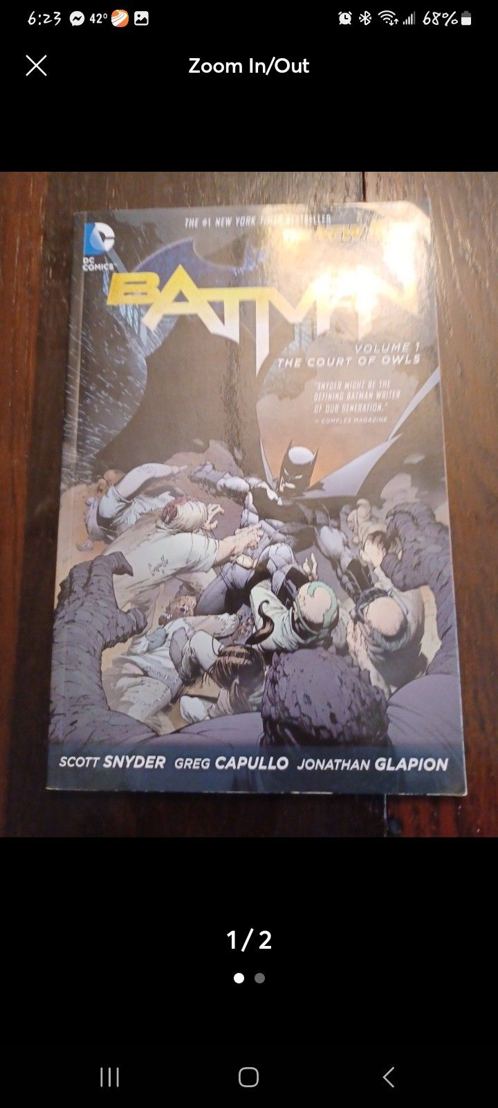 Batman Vol 1 Court Of Owls