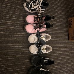 Toddler Shoes Vans - Adidas - Doc Martins Like New
