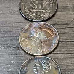 This Is A Lot Of 3 Rainbow Quarter Extremely RARE 