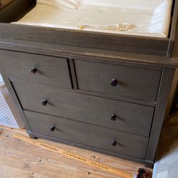 Baby Changing Table W Drawers 