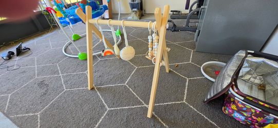 Wooden Baby Play Gym – Montessori Style Activity Center