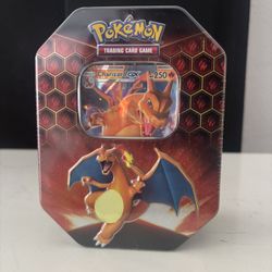 Pokemon Charizard Hidden Fates Tin