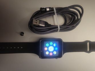 Smart Watch - with Long Magnetic Multi-Head Charger
