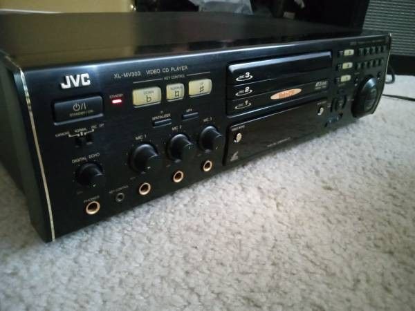 JVC XL-MV303 3 Disc Karaoke Video VCD CD Player Changer