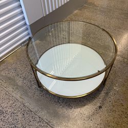 Circular Glass Coffee Table