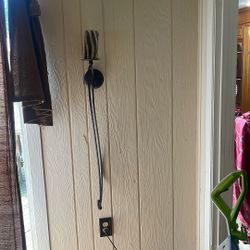 Rod Iron Candle Holder 