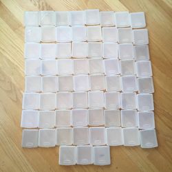 Huge Lot 67 Sega Game Gear Plastic Game Cartridge Cases