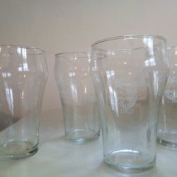 Vintage Coca-Cola Glasses 40s And 50s