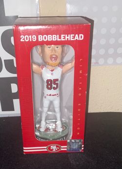 George Kittle Bobblehead San Francisco 49ers #85 NFL Football Red/White Limited Edition Bobblehead New in Box