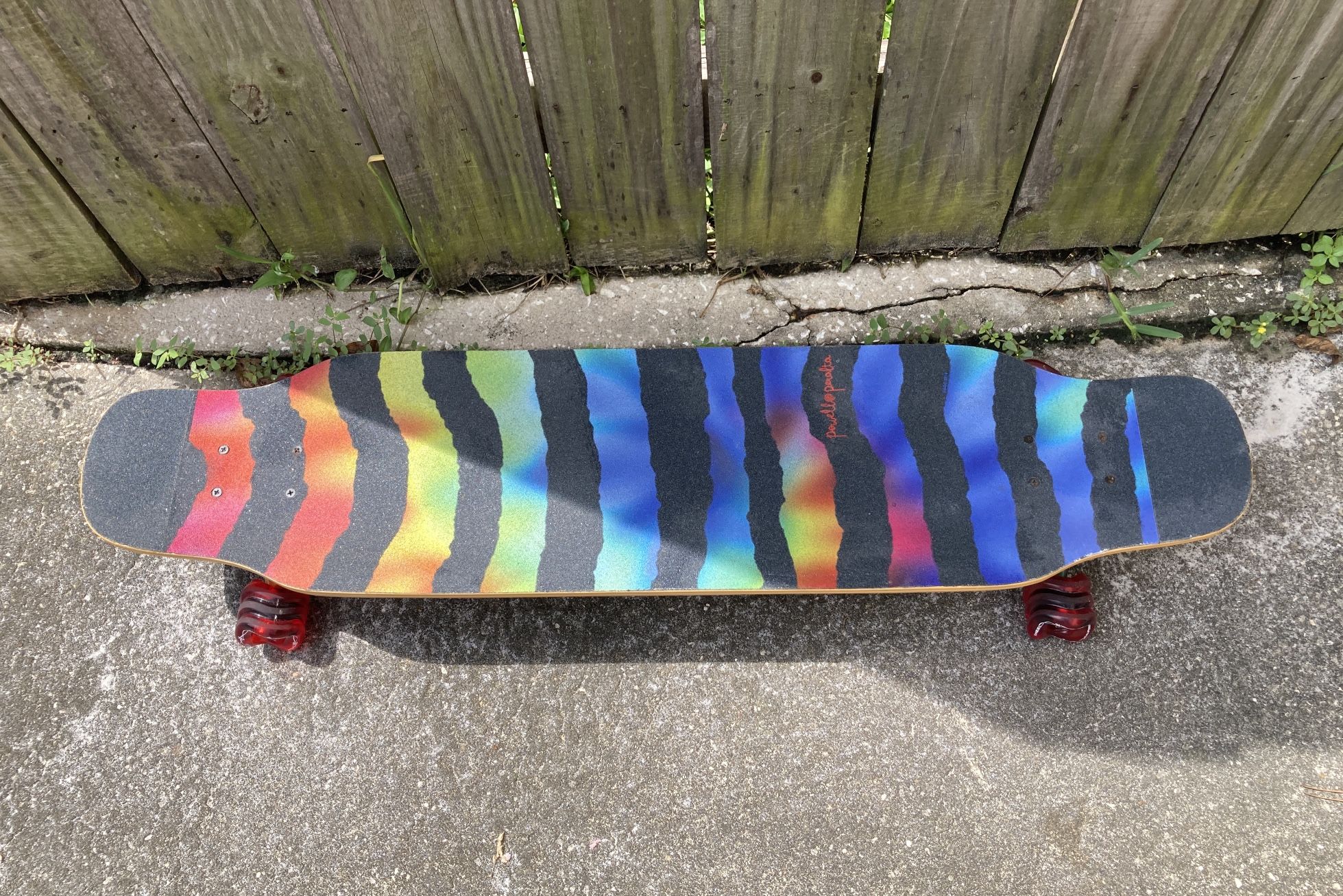 Custom Long Board + Shark Wheels