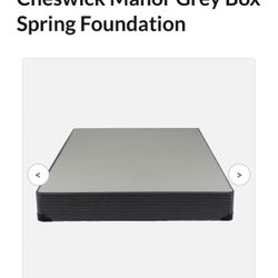 Cheswick Manor grey box spring foundation