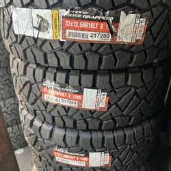 37x12.50.18 Nitto Ridge $1,850 Por Las 4 Llantas Nuevas , Tenemos Todas Las Medidas Y Marca.