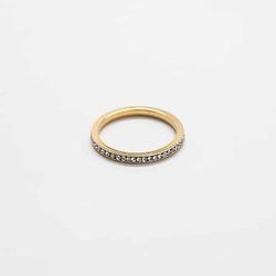 New Women's Pave Gold Stacking Ring by Admiral Row