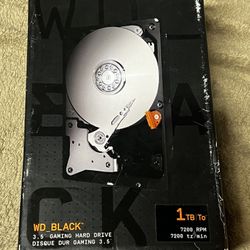 WD_Black 1TB 7200 RPM 3.5 Hard Drive