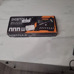 BESTNULE Roll Pin Punch Set & Bench Block