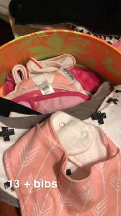 13 baby girl bibs