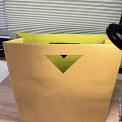 JAM Paper Large Brown Heavy-Duty Die Cut Gift Bags